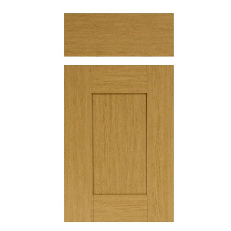 it Kitchens Oak Style Shaker Pack P Drawerline Door and Drawer Front 400mm