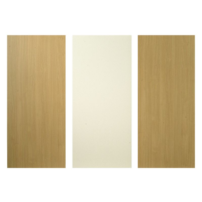 Oak Style Shaker Mid Height End Panel E Pack Of 2 570mm