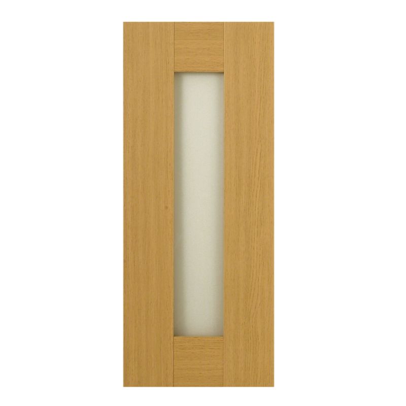 it Kitchens Oak Style Shaker Pack F Wide Glazed Door 300mm