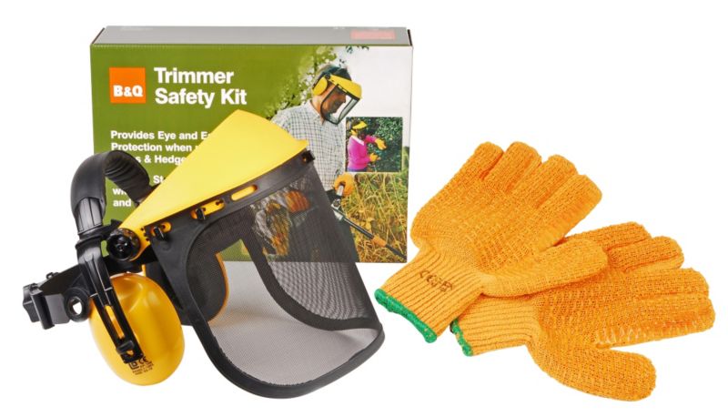 B&Q Grass & Hedge Trimmer Safety Kit  CH012 Yellow