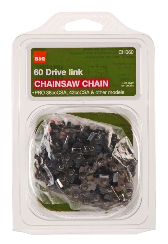 B&Q 45cm 60-link Chainsaw Chain