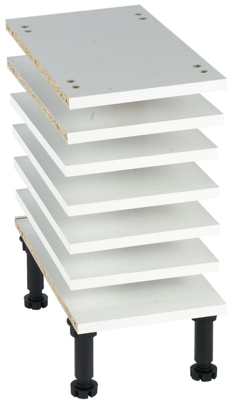 it Kitchens Shelf Pack For Larder Cabinet White H2070 x W300 x D570mm