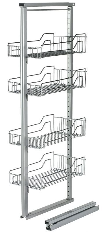 IT Kitchens Larder Pull Out For 300mm Larder Cabinets Chrome Style
