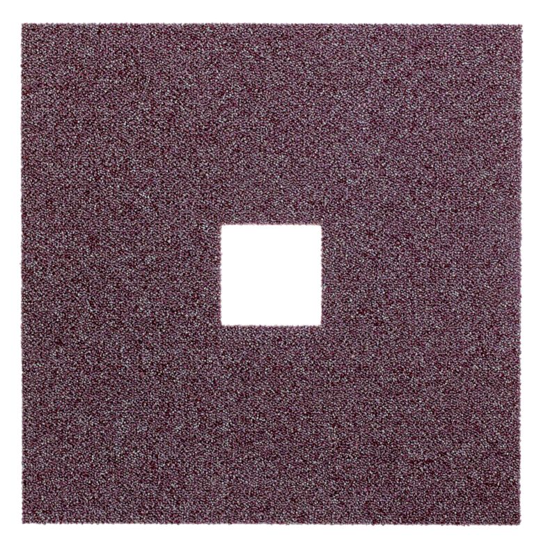 Bandq Inspire Carpet Tile Aubergine (w)50 X (l)50cm