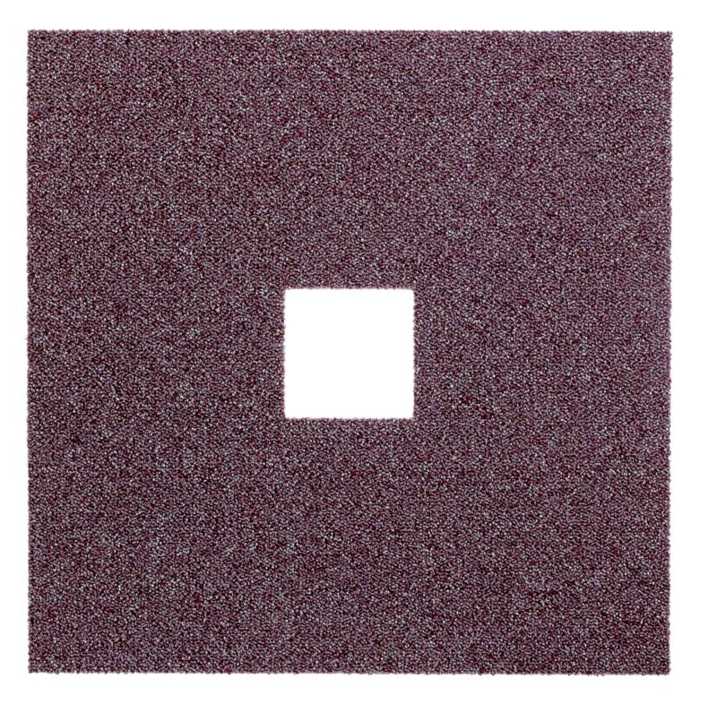 B&Q Inspire Carpet Tile Aubergine (W)50 x (L)50cm