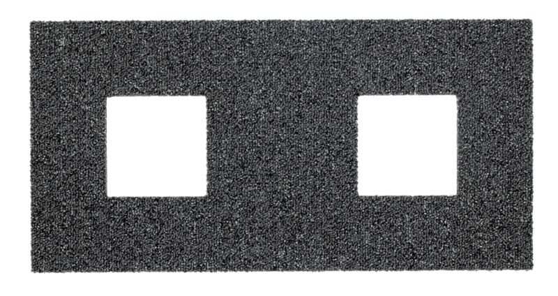 B&Q Inspire Square Border Tile Olive (W)50 x (L)25cm