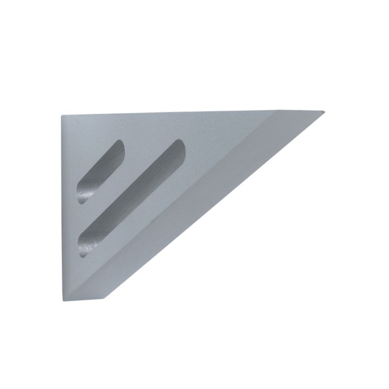 B&Q Form Tech Wood Bracket Matt Silver Effect
