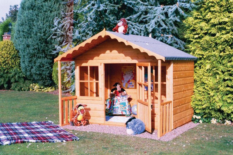 Alternative image for Pixie Playhouse - (H) 1.55m x (W) 1.86m x (D) 1.71m