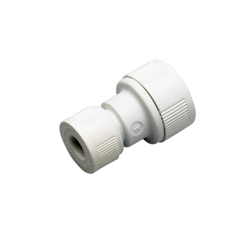 Plumbeasy Pushfit Straight Reducer Pe15/10/6 White