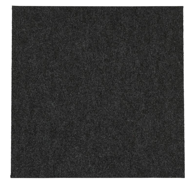 BampQ Value Mini Cord Carpet Tile Grey W50 x L50cm Pack of 10