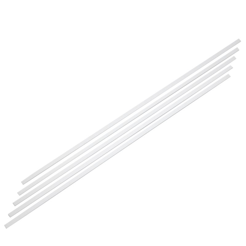 BampQ White Intumescent Strips for BampQ Fire Doors NATISW White H1000 x W15 x D4mm