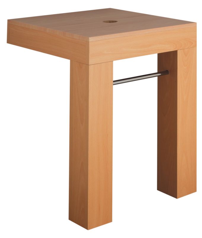 Unbranded Twin Leg Unit Beech Effect