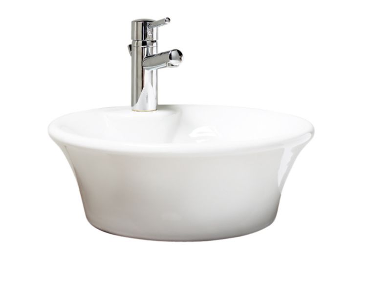 Unbranded Round Vanity Basin White