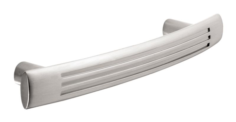 Modern Tri-Linear Handles Brushed Nickel Finish 172mmPack of 2