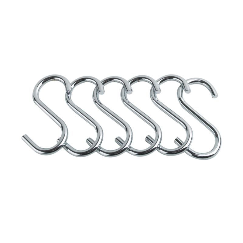 it Kitchens Modern Midway and#39;Sand#39; Hooks Chrome Style (H)55 x (L)30 x (W)4mm