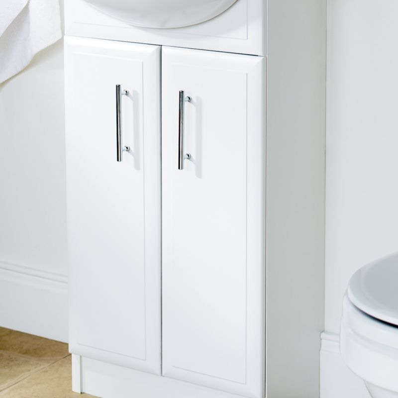 Compact Vanity Unit White