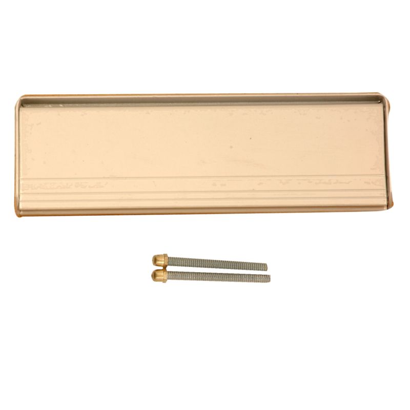 BampQ Letterplate Silver Coloured