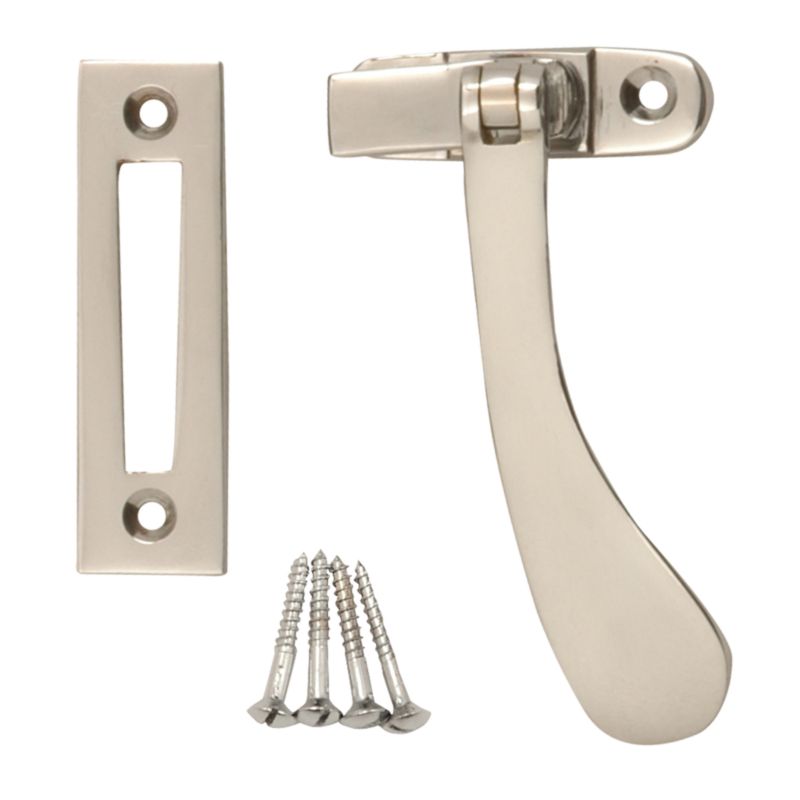 BampQ Casement Fastener Nickel Coloured