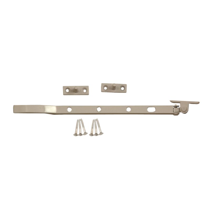 BampQ Casement Stay Nickel Coloured