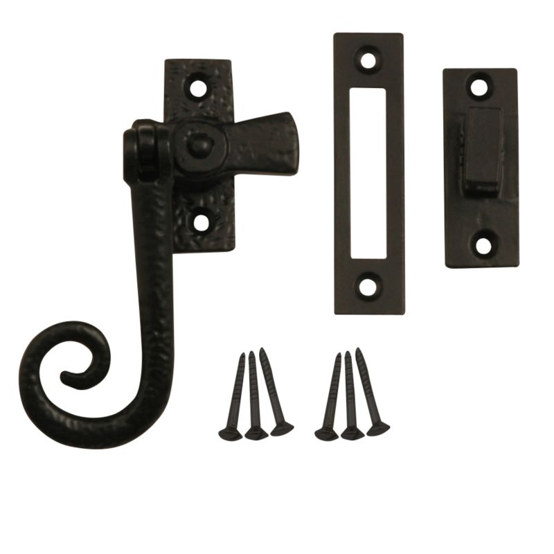 BampQ Casement Fastener Antique Black Effect
