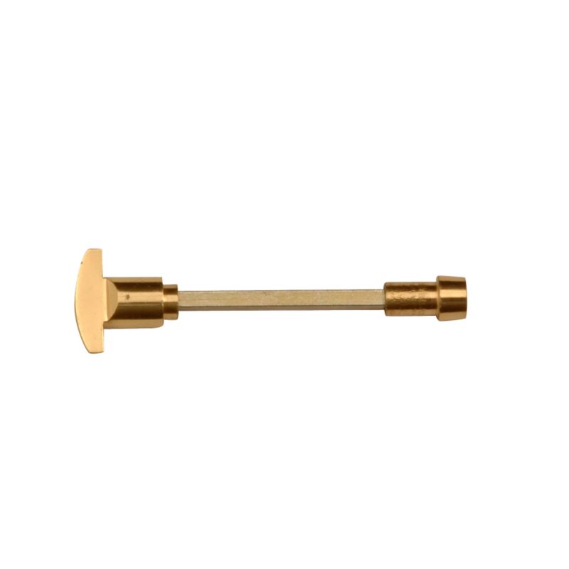 BandQ Bathroom Snib Bar Brass Coloured