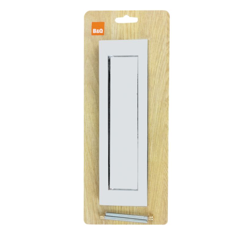 BampQ Letterplate Polished Chrome Coloured