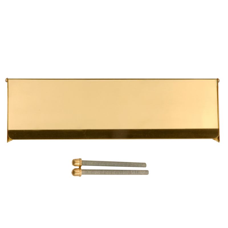 BampQ Interior Letterplate Flap Brass Coloured