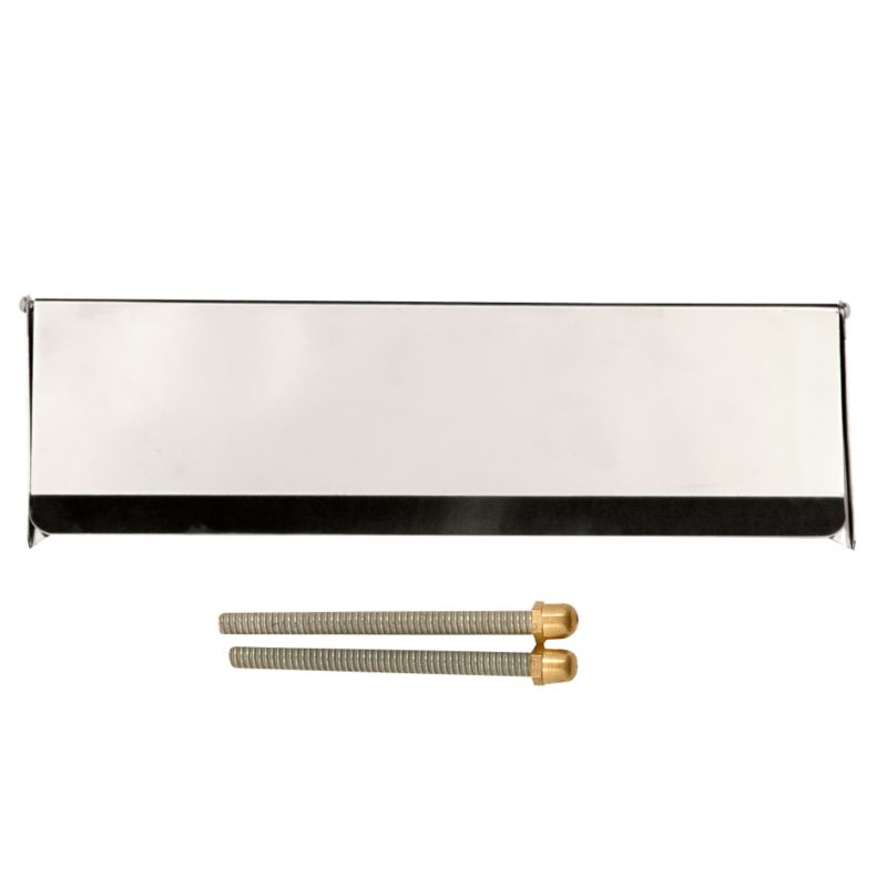 BampQ Interior Letterplate Flap Polished Chrome Coloured