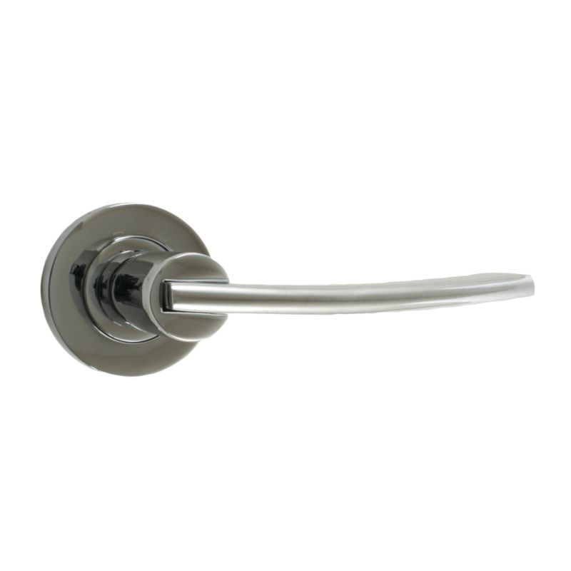 BandQ Round Rose Handles Polished Chrome Effect