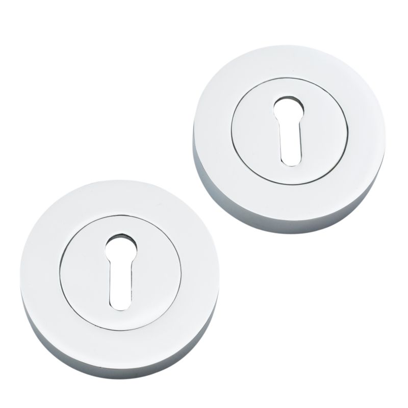 BandQ Keyhole Cover Polished Chrome Effect