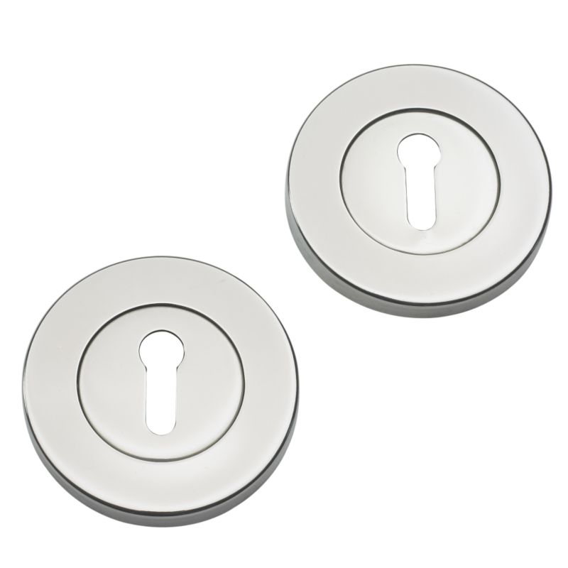 BandQ Keyhole Cover Stainless Steel Effect