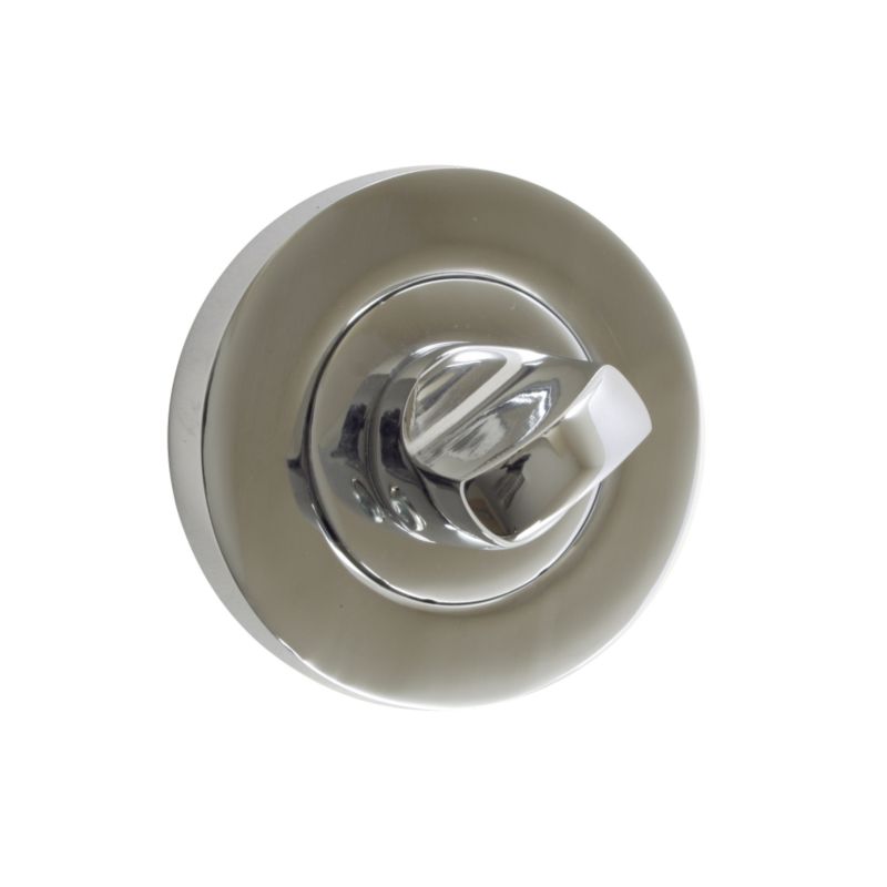 BandQ Bathroom Thumbturn and Release Polished Chrome Effect