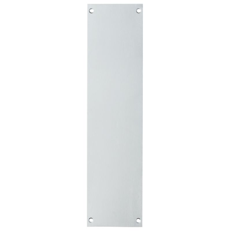 B&Q Fingerplate Silver Effect