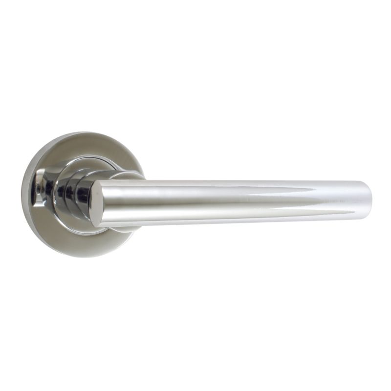 BandQ Select Round Rose Handles Polished Chrome Effect
