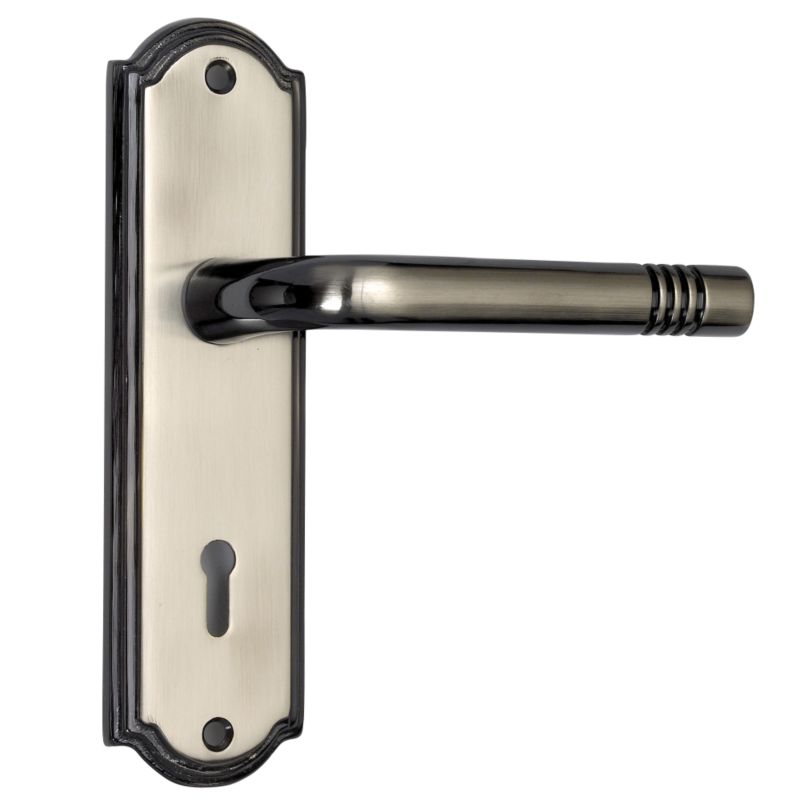 BandQ Select Door Handles for Lock Satin Black Iridium