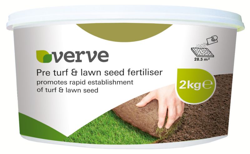 BandQ Pre Turf And Lawn Seed Fertilizer 2kg