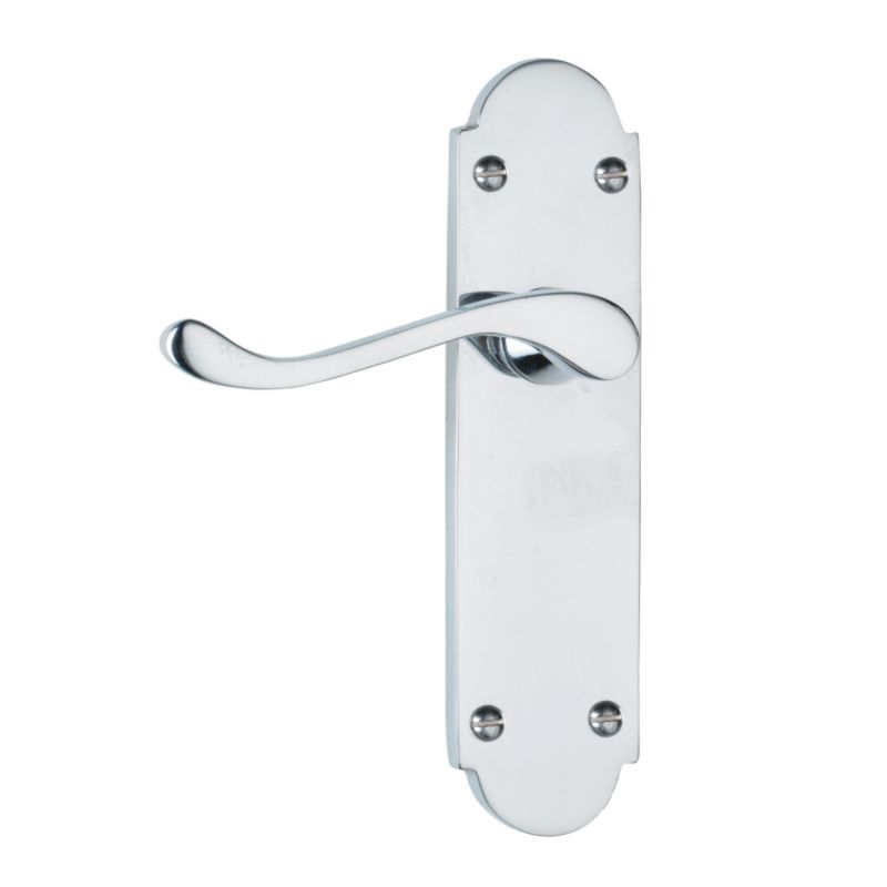 BandQ Core Handle 3 Pack Polished Chrome Coloured