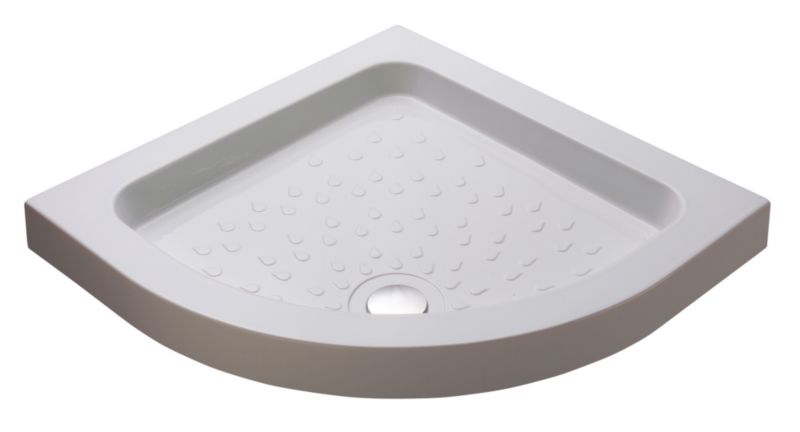 Strong Stone Quadrant Shower Tray White