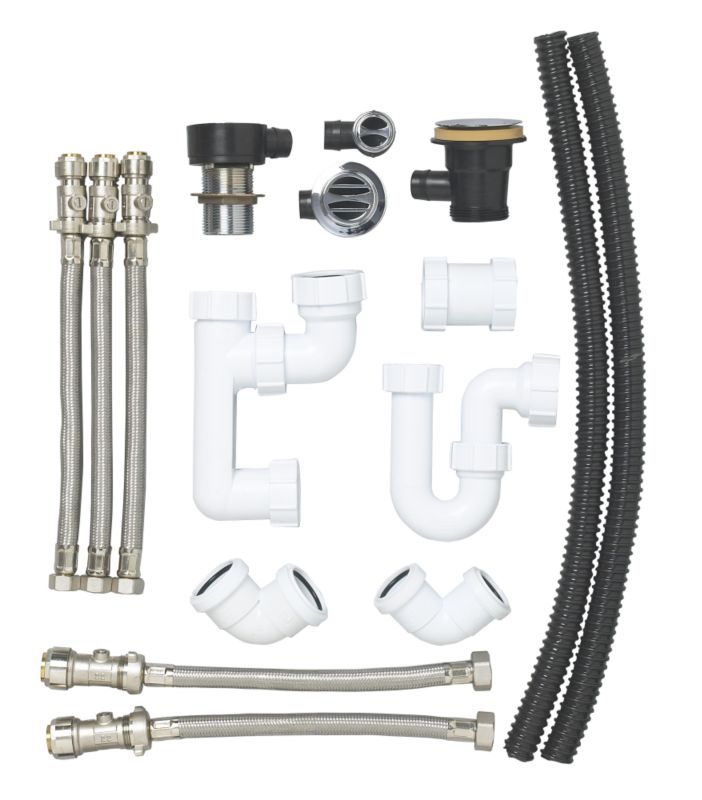 B&Q Complete Bathroom Installation Kit