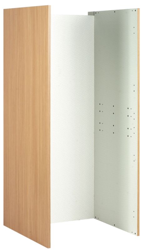 it Kitchens Oak Veneer Shaker Mid Height End Panel E Pack Of 2 570mm
