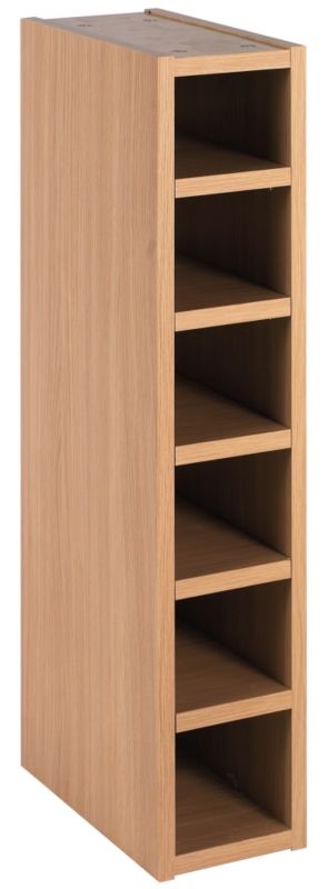 it Kitchens Oak Veneer Shaker Wine Rack Cabinet