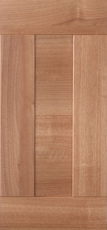 Cooke and Lewis Walnut Style Shaker Pack D Bridging Cabinet Door 600mm