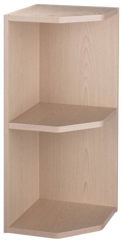 it Kitchens Solid Ash Style Open End Wall Unit 300mm