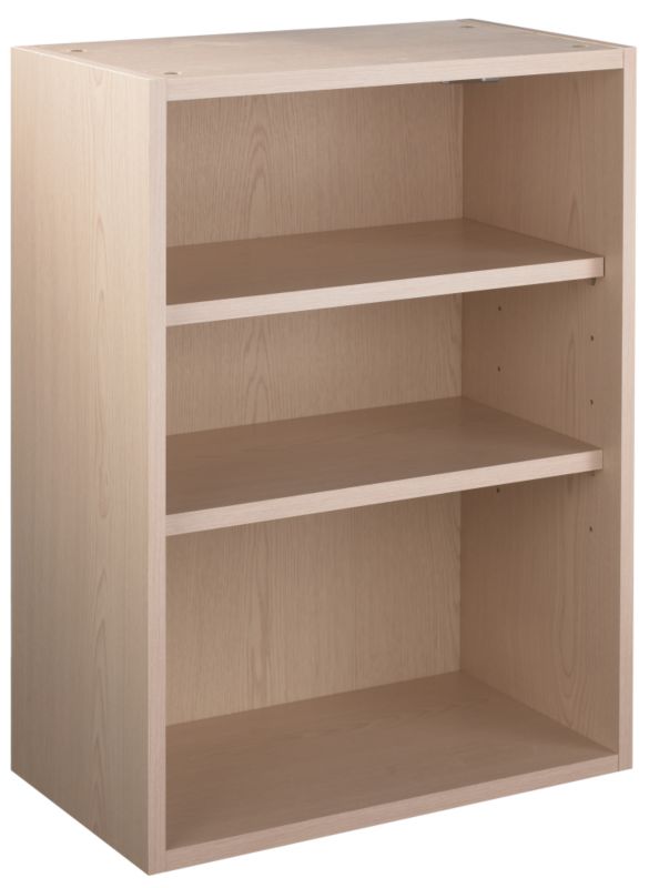 it Kitchens Solid Ash Style Open End Wall Unit 500mm