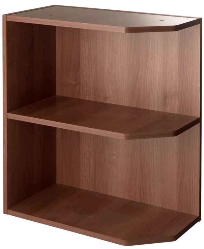 it Kitchens Walnut Style Shaker Open End Base Unit 300mm