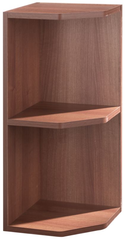 it Kitchens Walnut Style Modern Open End Wall Unit 300mm