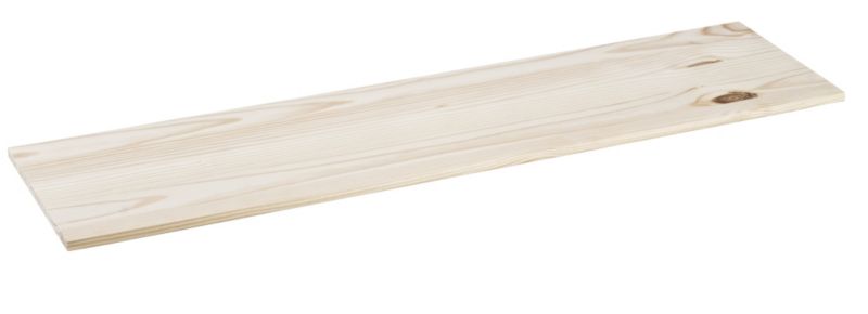 BandQ Value Pine Shelfboard W1500 x D300 x T15mm