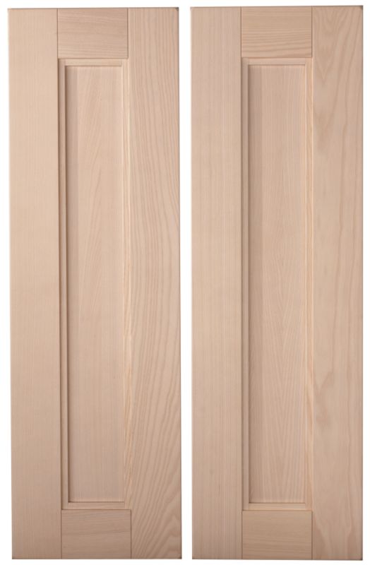Cooke & Lewis Solid Ash Pack V Larder Doors x 2 300mm
