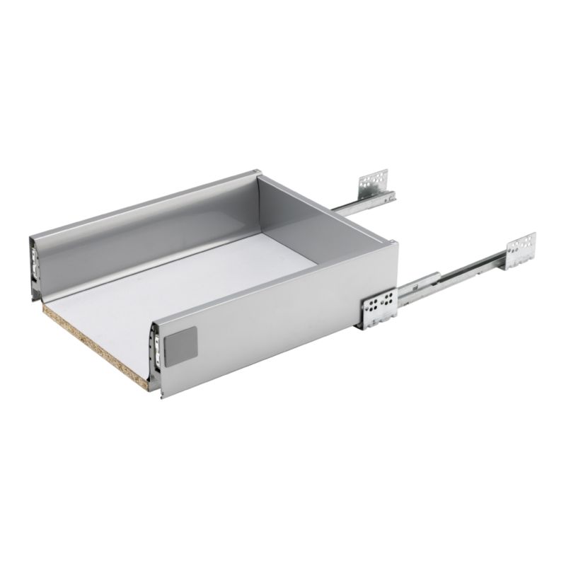 Prestige Soft Close Drawer Pack Silver Effect (L)400mm