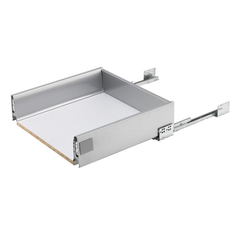 Prestige Soft Close Drawer Pack Silver Effect (L)500mm